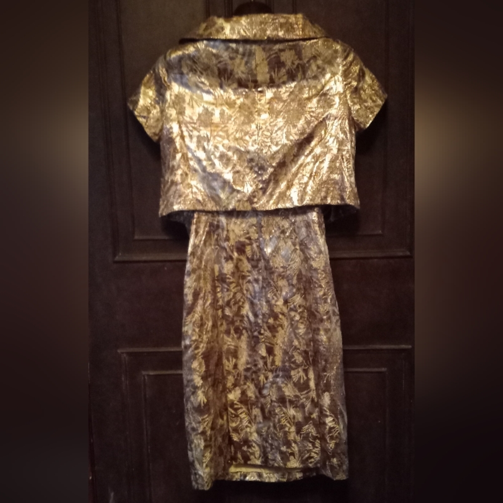 Badgley Mischka 10 Dress & Jacket - Picture 2 of 10